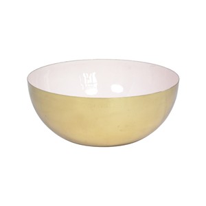 Saladier arrondi en métal au design moderne, émaillé brillant à haute teneur en fer, ustensiles de cuisine pour la maison, riz durable, légume de Noël - Product Image 1