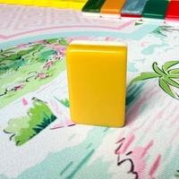 Jeu de Mahjong Américain Double Couche Jaune Grue Volante, Personnalisation Directe Usine, Gravure Laser et Impression UV Disponibles