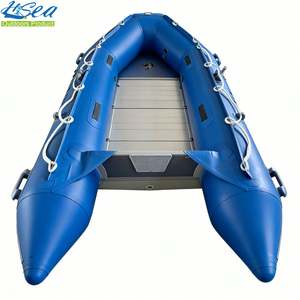 Hisea Top China Custom Producer, bateau pneumatique gonflable pour 4 personnes, 320 cm, 3 m, 11 pieds, avec moteur pour la pêche - Product Image 1