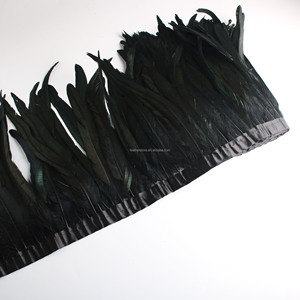 Plumas de Cola de Avestruz Baratas al por Mayor de 20-25 cm, Adorno de Flecos Hechos a Mano <span class=keywords><strong>para</strong></span> Manualidades, Decoración <span class=keywords><strong>para</strong></span> Bodas, Fiestas y Carnavales, Teñidas - Product Image 3