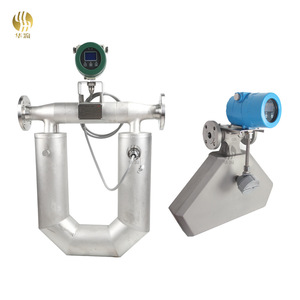 Coriolis Mass Flow Meter Stainless Steel Flange Liquid 0100000mh Accuracy +/-0.1% For Diesel Gasoline Gas Density Measurement - Product Image 1