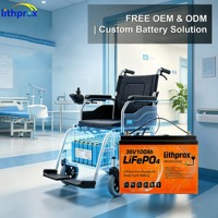 Batterie de scooter 36V100AH 100AH 150AH 200AH 3.6KWh 5.4KWh 7.2KWh Lithium Fer Phosphate à décharge rapide et large plage de températures