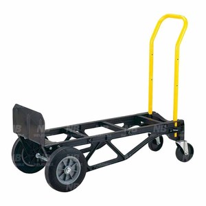 Carrello gonfiabile del carrello di spinta di stoccaggio di grande capacità dell'acciaio inossidabile per la casa di rimbalzo gonfiabile carrello a mano - Product Image 2