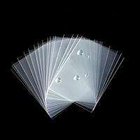 66*91mm 100Pcs Protège-cartes transparents souples pour cartes de collection TCG, cartes de sport et cartes Pokémon – Housse de protection ultra-résistante