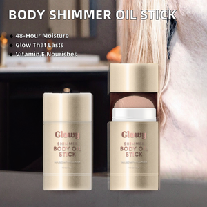 Barra de Aceite Corporal Iluminadora Secret Body, Vitamina E, Iluminador Radiante, Maquillaje con Brillo, Proporciona 48 Horas de Hidratación, Vegano - Product Image 2