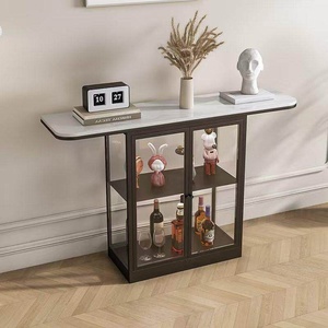 Armoire de rangement murale minimaliste moderne en <span class=keywords><strong>fer</strong></span> <span class=keywords><strong>forgé</strong></span> avec côtés décoratifs pour entrée, couloir, hall - Product Image 2