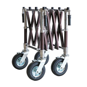 <span class=keywords><strong>THR</strong></span>-CTF04 prodotti funerari fornitura in lega di alluminio chiesa camion marrone bara carrello - Product Image 3