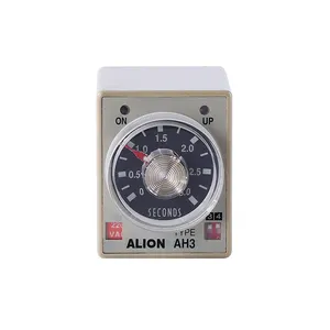 AH3-1 220VAC adjustable miniature mechanical electric anly multi voltage timer relay