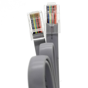 Cables Planos <span class=keywords><strong>de</strong></span> 8 Núcleos y 26 AWG, Cables <span class=keywords><strong>de</strong></span> Extensión Telefónica Modulares RJ45 - Product Image 4