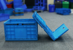 Conteneurs en plastique pliables et empilables MFTLONG, écologiques, très demandés, pour la logistique et le stockage - Product Image 2