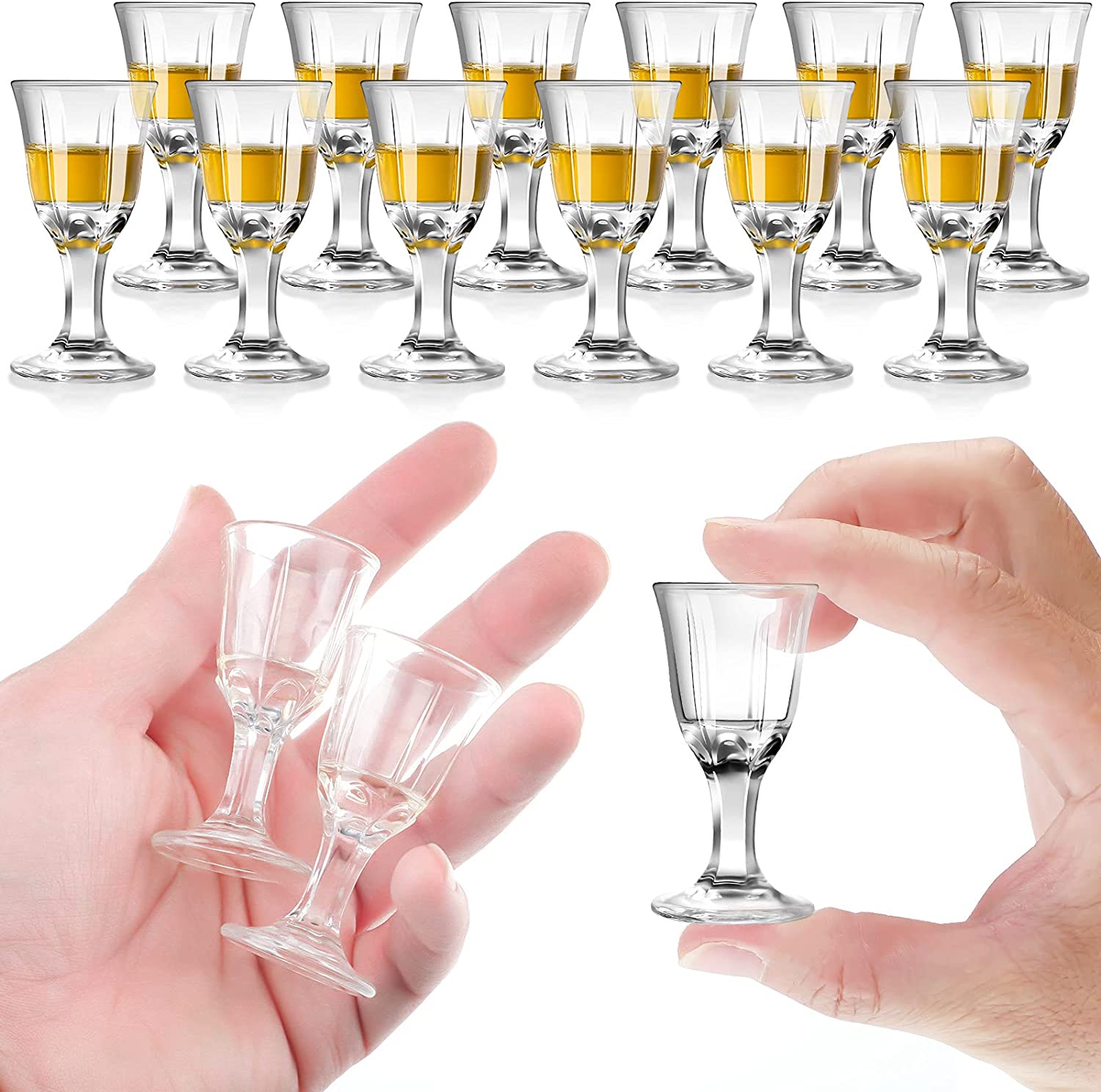 Mini Size 0.4 oz Cordial Shot Glass Mini Wine Glasses Shot Glasses