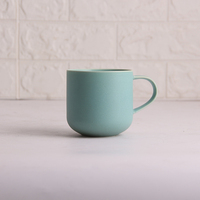 16 tasses de café courtes assiettes à dessert, ensemble de verres à thé vert mat, avec assiettes à dessert, bol principal, vaisselle de table, assiettes profondes