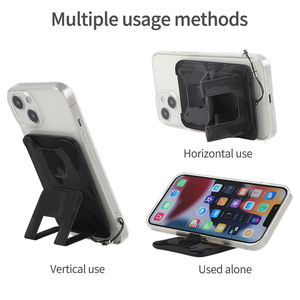 Portefeuille en cuir multifonctionnel anti-chute avec chaîne aimantée pour téléphone pochette camouflage béquille porte-cartes pour étui de téléphone portable - Product Image 4