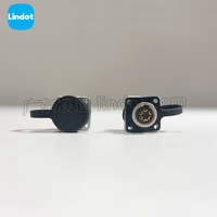 Connecteur femelle étanche industriel WEIPU IP67 série SF12 SF1213-P6, type balle, droit, 6 broches, compact, verrouillage Push-Pull