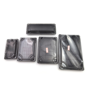 good quality rectangle disposable plastic sushi tray