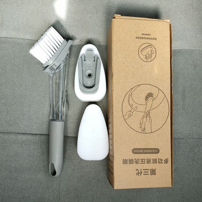 Dos cabezales de esponja para lavar ollas.