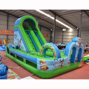 Tobogán Inflable Comercial <span class=keywords><strong>de</strong></span> PVC, Combinado con Casa <span class=keywords><strong>de</strong></span> Brinco, Tobogán Inflable con Diseño <span class=keywords><strong>de</strong></span> Patas <span class=keywords><strong>de</strong></span> Perro, Circuito <span class=keywords><strong>de</strong></span> Obstáculos para Alquiler - Product Image 3