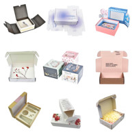 Boîte cadeau pliante en carton ondulé écologique et biodégradable, emballage personnalisé en carton, boîtes d'expédition en papier OEM avec logo