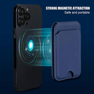 Échantillons Gratuits Cuir PU Suivi GPS Support Magnétique Porte-Cartes Blocage RFID Compatible Localiser Mon <span class=keywords><strong>Portefeuille</strong></span> MagSafe pour Apple FCC CE RoHS - Product Image 4