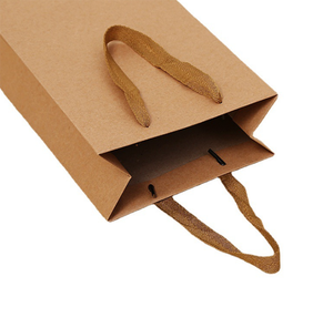 Custom Printed Fashionable Shopping Bag with Ribbon Handle for Promotion Business & Shopping Use-Art <b>Paper</b> <b>Packaging</b> - Product Image 3
