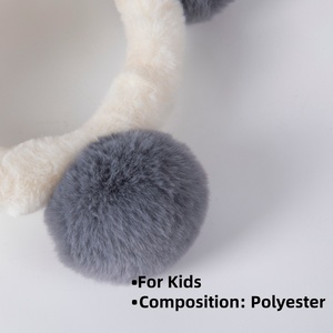 Çocuklar için Sonbahar ve Kış Açık Hava Kullanımı için Moda Sevimli Peluş Kulaklıklar - Product Image 3