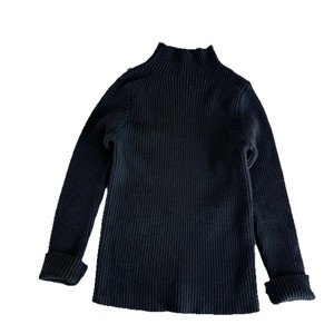 Tongxingyuan Girls' High Neck Knit Sweater Solid Color Cotton Autumn Winter Base Layer Children's Sweaters - Product Image 5