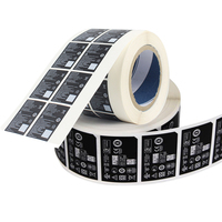 Produit électronique personnalisé en usine PVC autocollant PET étiquette de câble ignifuge pour la sécurité prévention des incendies autocollants de batterie