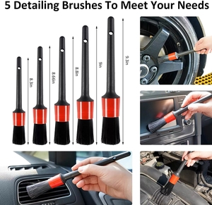 38 brosses de détail pour équipements automobiles, brosses de <span class=keywords><strong>lavage</strong></span> de voiture de haute qualité - Product Image 5