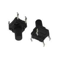 QQX interrupteur tactile étanche 250V 6*6*9mm 4 broches montage vertical DIP Micro bouton poussoir