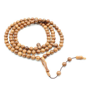도매 예수 체인 팔찌 목걸이 나무 금 종교 구슬 묵주 가톨릭 묵주 팔찌 - Product Image 6