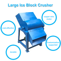 Broyeur à glace électrique automatique, broyeur de glace en poudre, broyeur de glace en granulés, machine à glace pilée verticale largement utilisée