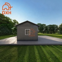 Garage préfabriqué en conteneur extérieur sur mesure DXH Factory, 20 pieds, 30 pieds, 40 pieds, à vendre