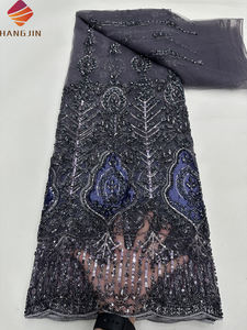 <span class=keywords><strong>2026</strong></span>年新デザイン刺繍ビーズレース生地高品質ナイジェリアウェディングレーススパンコール生地卸売アフリカレースドレス用 - Product Image 4