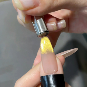 Aimant cylindrique à forte puissance magnétique, outil adhésif pour vernis à ongles effet œil de chat, spécifique aux salons de manucure - Product Image 1