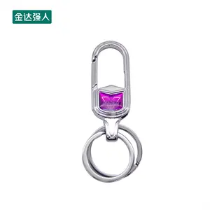 מותג מתכת Keychain Carabiner קליפ Keyring מפתח טבעת שרשרת קליפים הוק מחזיק ארגונית לרכב מפתחות Finder עבור גברים נשים