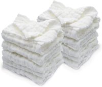 Premium Soft and Absorbent Baby Washcloths Muslin Cloths for Face Towel Newborn and Kids Bath Washcloths Muslin Cloths Gifts