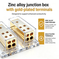 Bloc de distribution de sortie 8Gauge pour voiture et bateau, idéal pour les systèmes audio (calibre 4 AWG)