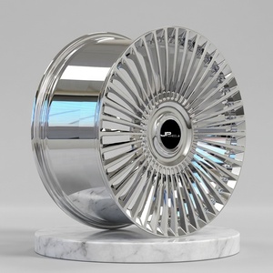 Jantes personnalisées multi-rayons 5x112 polies en alliage d'aluminium forgé de 22 pouces, jantes de voiture 5x120 pour Benz # JM7069 - Product Image 1