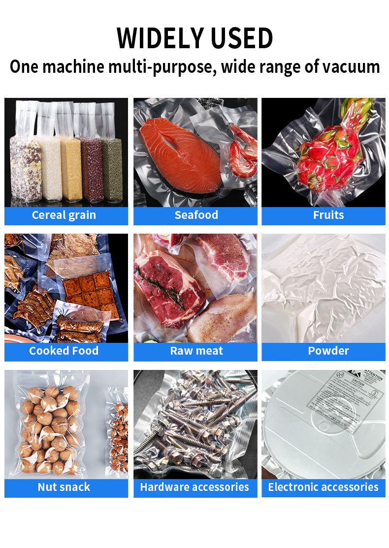 DZ-880/PD semi auto desktop vacuum sealer mini vacuum packaging machine for food rice meat fish