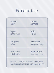 Nr H1 H3 H7 H4 H11 <span class=keywords><strong>LED</strong></span> Bulb 55 Wát 12V 24V H4 H7 Đèn pha CANBUS H1 <span class=keywords><strong>LED</strong></span> sương mù lái xe Ánh Sáng 9005 H4 H7 H1 <span class=keywords><strong>Led</strong></span> Đèn Pha - Product Image 6