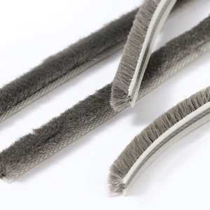 Guarnizione a spazzola e guarnizione a pelo per porte e finestre scorrevoli, guarnizione a zip per porte scorrevoli - Product Image 6