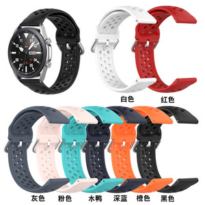 20mm 22mm bracelets en Silicone bracelet de remplacement pour <span class=keywords><strong>Samsung</strong></span> <span class=keywords><strong>Watch</strong></span> 5 4 3 <span class=keywords><strong>Active</strong></span> 3 <span class=keywords><strong>2</strong></span> - Product Image 3