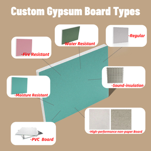 Pannelli in <span class=keywords><strong>Cartongesso</strong></span> 4x8ft di Alta Qualità a Prezzo di Fabbrica, <span class=keywords><strong>per</strong></span> Soffitti ad Alto Traffico, Risparmio Energetico, Certificati CE - Product Image 3