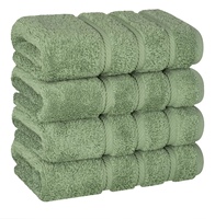 Ensemble de serviettes de bain en coton pur de haute qualité pour hôtel, 6 pièces, durables et à séchage rapide, serviettes en gros pour l'hôtellerie et l'usage domestique