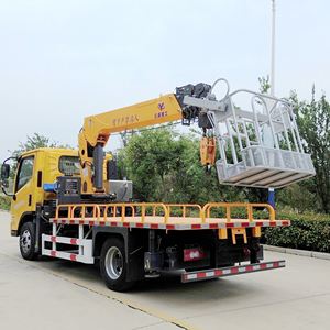 מפעל מוכר רב תכליתיים משאית רכוב מנוף טלסקופי בום רב-תכליתיים ארבע הנעה הנעה בניין משאית מנוף - Product Image 2