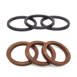 Guarnizione personalizzabile del pistone dell' O-Ring dell' O-Ring in Silicone con guarnizione Quad resistente con nastro sigillante in metallo FKM & EPDM materiali in X-Style - Product Image 3