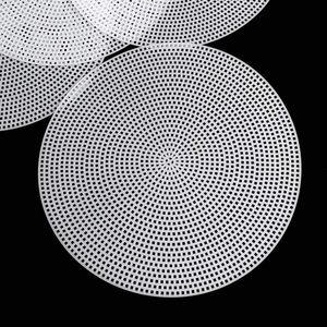 Vải lưới tấm trắng needlepoint trống vải vòng tròn nhựa cho may vá Crochet thêu và sợi crafting 10 gói PE - Product Image 3