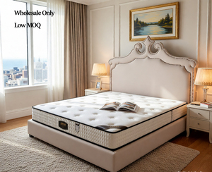 Low MOQ Compressed <strong>Mattress</strong> Queen Size King <strong>Mattress</strong> and Frame Set Combo With Y Box Spring - Product Image 1