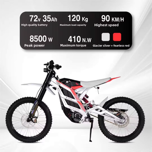มอเตอร์ไซค์ลดราคาพิเศษ รุ่น Central Motor Mountain Disc แบตเตอรี่ลิเธียม 72V 35Ah 10KW 56M โครงอะลูมิเนียม FALCON-PRO แบตเตอรี่ในตัว E - Product Image 6