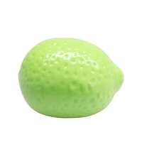 Jouet anti-stress en TPR souple en forme de fruit vert lime, avec service après-vente complet